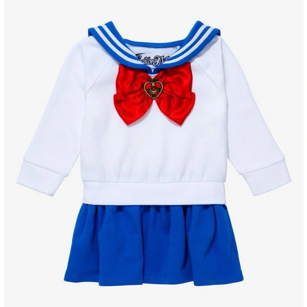 Sailor Moon toddler girls sweatshirt dress